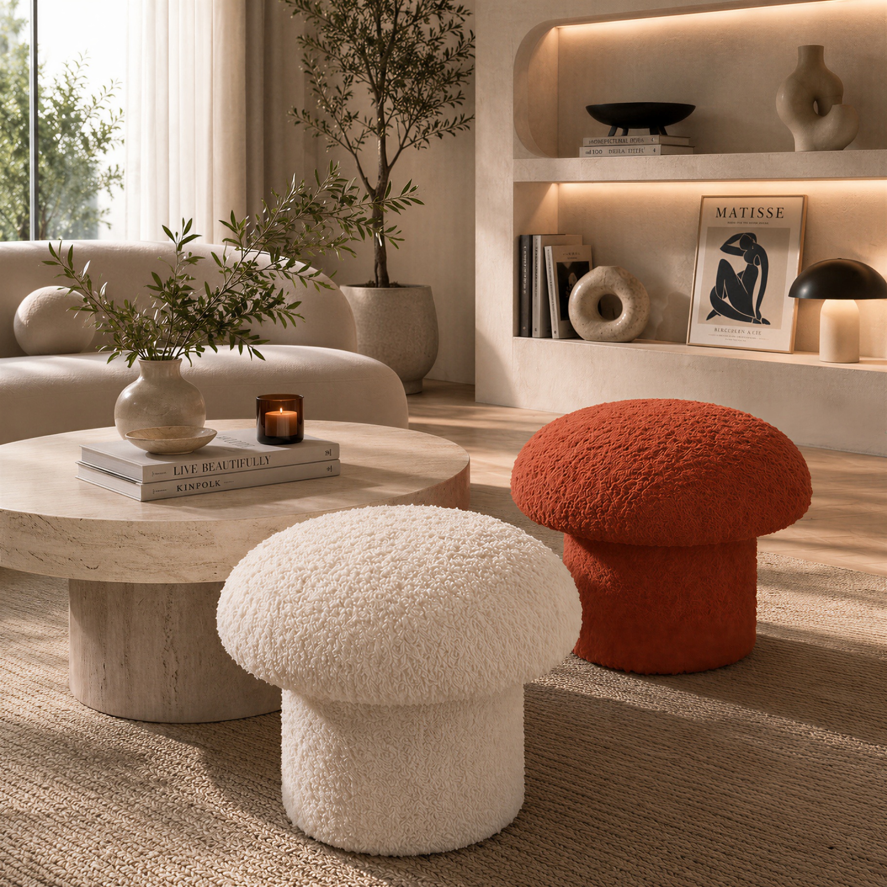 Collezione Pouf StileSofa — Comfort scultoreo